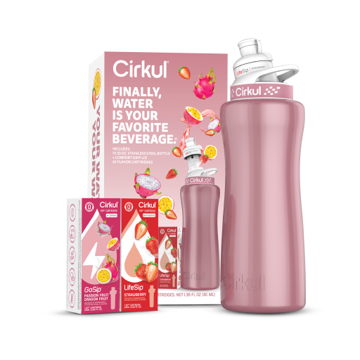 32oz. Rose Gold Stainless Steel Bottle Starter Kit - Premium Pick